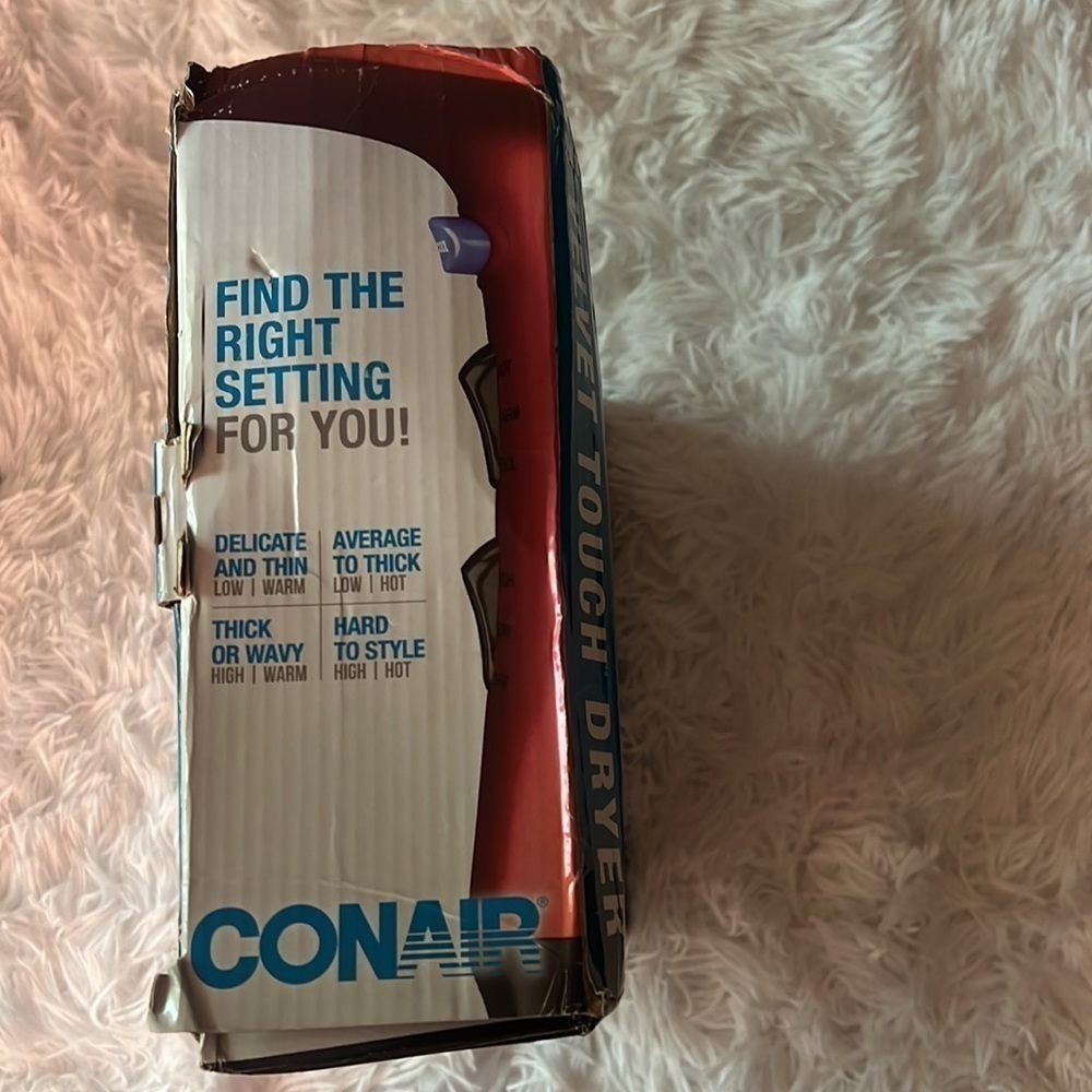 CONAIR FAST DRYING - COMFORT GRIP HAIR DRYER. - Picture 3 of 3